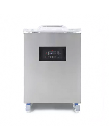 Confezionatrice sottovuoto digitale a pavimento - 2 barre saldanti cm 42 - Vuoto controllato da sensore - capacità pompa 40 m³/h