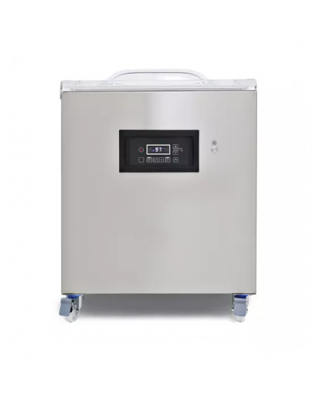 Confezionatrice sottovuoto digitale a pavimento- 2 barre saldanti cm 41,3+65,6- Vuoto controllato da sensore- cap. pompa 40 m³/h