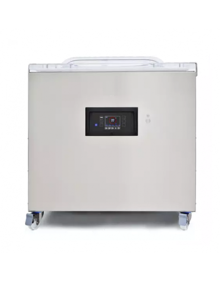 Confezionatrice sottovuoto a pavimento - display touch - 2 barre saldanti mm 530+848 - Vuoto controllato - cap. pompa 63 m³/h