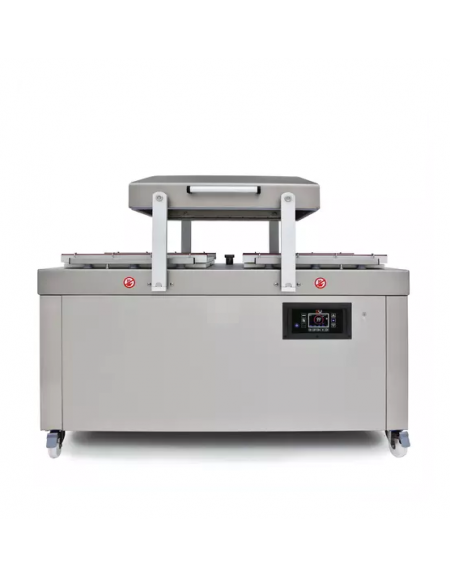 Confezionatrice sottovuoto a doppia camera - display touch - 4 barre saldanti cm 66,2- Vuoto controllato- cap. pompa 100 m³/h