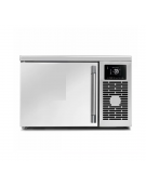 Abbattitore da banco in acciaio inox - capacità 3 teglie GN 2/3 - con sonda al cuore - potenza tot. Watt 500 -  cm 60x66,4x40h