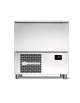 Abbattitore di temperatura inox - capacità 5 teglie GN 1/1 - con sonda al cuore - potenza tot. Kw 1 - cm 82x73,8x90,9h