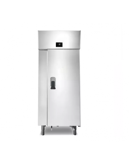 Abbattitore di temperatura inox - capacità 1 carrello 20 teglie GN 1/1 - con sonda al cuore - Kw 3,8 -  cm 94,5x111,6x244,5h