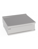 Piano di lavoro neutro da banco, in acciaio inox - senza cassetto - cm 60x70x28h