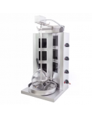 Gyros Kebab elettrico con 6 resistenze verticali - capacità di carico Kg 35/40 - potenza totale Kw 3,9 - cm 50x50x104h