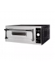 Forno elettrico pizza a camera singola - dimensioni interne cm 66x66x14h - capacità 4 pizze da Ø cm 32 - dimensioni cm 98x93x42h