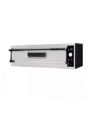 Forno elettrico pizza a camera singola - dimensioni interne cm 108x108x14h - capacità 9 pizze Ø cm 32 -  cm 136x131,4x41,3h
