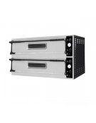 Forno elettrico pizza a doppia camera - dimensioni interne cm 108x108x14h - capacità 9+9 pizze Ø cm 32 - monofase o trifase