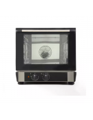 Fornetto snack elettrico a convezione ventilato - capacità N°4 vassoi da cm 45x34 - Potenza tot. Kw 2,9 - cm 56x63,2x53h