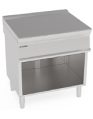 Piano di lavoro neutro in acciaio inox vano aperto - senza cassetto - cm 50x70x90h