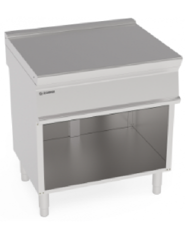 Piano di lavoro neutro in acciaio inox vano aperto - senza cassetto - cm 50x70x90h
