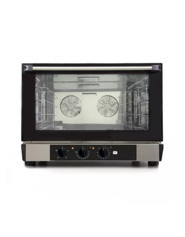 Forno multifunzione elettrico a convezione con funzione grill -regolazione manuale dell'umidità- capacità 4 vassoi cm 60x40