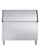 Deposito per ghiaccio in acciaio inox AISI 304 per fabbricatori di ghiaccio a cubetto pieno modulare - Capacità Kg 500