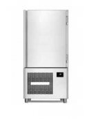 Abbattitore di temperatura inox - capacità 12 teglie GN 2/1 - con sonda al cuore - Potenza tot. Kw 2,4 - cm 82x85,9x170,9h