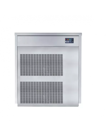 Fabbricatore produttore di ghiaccio triturato granulare - Produzione giornaliera 220 Kg - deposito non incluso - Ad aria o acqua