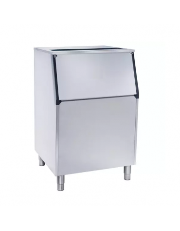 Deposito per ghiaccio in acciaio inox AISI 304 per fabbricatori di ghiaccio triturato modulare - Capacità Kg 225