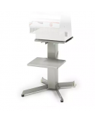 Suppoorto per tagliapane professionale in acciaio inox - piattaforma intermedia regolabile - cm 49,4x56,7x60,5h