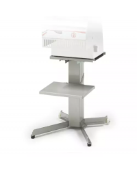 Suppoorto per tagliapane professionale in acciaio inox - piattaforma intermedia regolabile -&nbsp;cm 49,4x56,7x60,5h