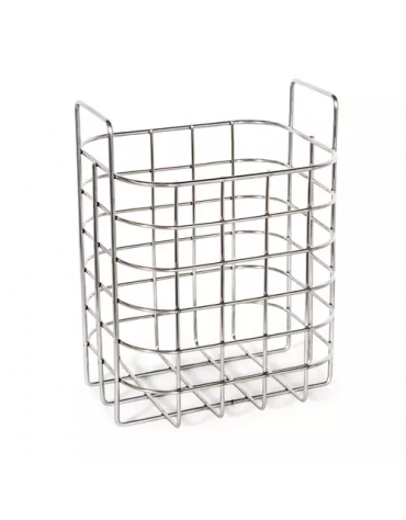 Cestello in acciaio inox per vasca potenziata da Lt. 120 - Dimensioni mm 480x190x315h