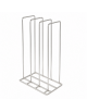 Rack rastelliera 3 supporti in acciaio inox per vasca potenziata da Lt. 120 - Dimensioni mm 199x176x351h