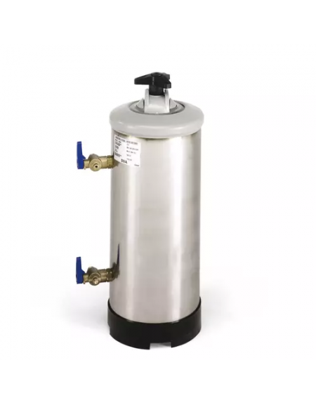 Addolcitore manuale per lavastoviglie o lavabicchieri in acciaio inox - Capacità Lt. 12
