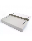 Supporto per liquidi, per macchine confezionatrici a campana con doppia barra da mm 413+656 o mm 465+465