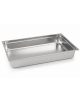 Vaschetta contenitore vac-norm GN 1/1 in acciaio inox.- altezza mm 100