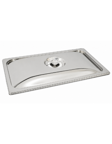 Coperchio GN 1/1 inox per vaschetta contenitore vac-norm per realizzare il vuoto esterno della macchina sottovuoto