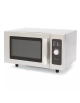 Forno professionale a microonde inox - Lt 25 - Pannello di controllo Easy - Potenza Kw 1 - Base fissa in ceramica - cm 51x43x31h