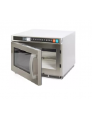 Forno a microonde inox, dotato di 2 magnetron e scanner lettura codici a barre - Lt 17 - Potenza Kw 1,8 - cm 42x56x34,1h