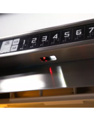 Forno a microonde inox, dotato di 2 magnetron e scanner lettura codici a barre - Lt 17 - Potenza Kw 1,8 - cm 42x56x34,1h