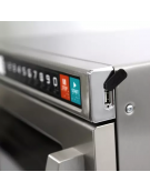 Forno a microonde inox, dotato di 2 magnetron e scanner lettura codici a barre - Lt 17 - Potenza Kw 1,8 - cm 42x56x34,1h