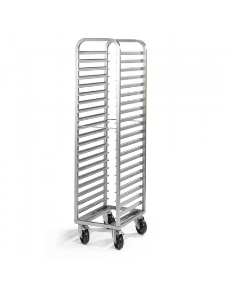 Carrello inox portataglie GN 2/1 - portata 20 teglie - adatto per abbattitori di temperatura DN54887 e DN54889