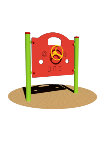 GIOCO SENSORIALE AUTO - DA INTERRARE O FILO PAVIMENTO - CM 14x120x115H