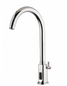 Miscelatore elettronico canna alta girevole, alimentazione batteria - Ø mm 25 -  mm 210x370h