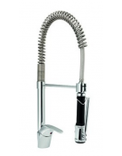 Rubinetto miscelatore monoforo con asta girevole e doccia light - altezza mm 530