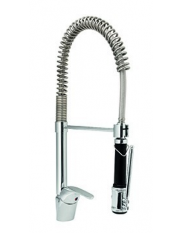 Rubinetto miscelatore monoforo con asta girevole e doccia light - altezza mm 530