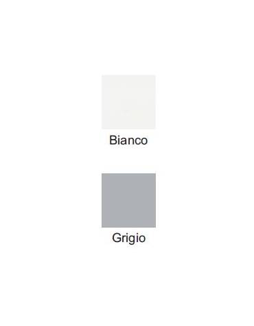 Mobile armadio alto per ufficio con 2+2 ante in legno - Colore carcassa ed ante : Bianco o Grigio - cm 90x45x196h 