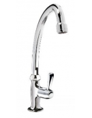 Rubinetto colonnina di riempimento, con canna “U” da mm Ø18x180 e maniglia a Leva corta