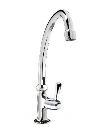 Rubinetto colonnina di riempimento, con canna “U” da mm Ø18x180 e maniglia a Leva corta