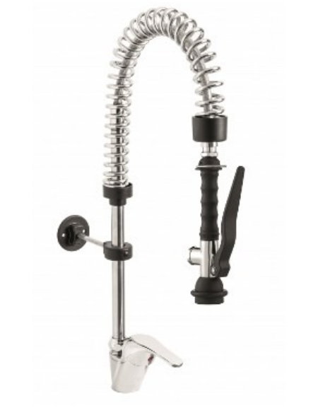 Mini gruppo doccia prelavaggio miscelatore monoforo - lunghezza tubo mm 351 - altezza mm 600