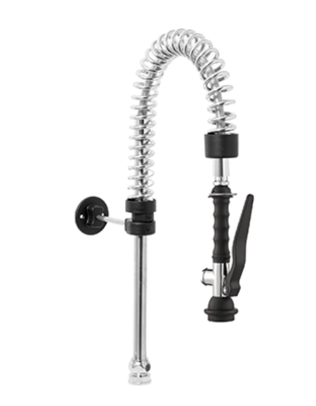 Kit doccia prelavaggio versione Mini con basetta e doccetta - altezza cm 55