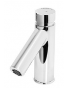 Rubinetto temporizzato per lavabo completo di flessibile, tempo di erogazione 8÷12 sec. non regolabile - altezza cm 18,5