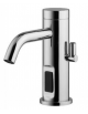 Miscelatore elettronico con beccuccio fisso curvo - alimentazione elettrica - Ø mm 45 - mm 120x157h
