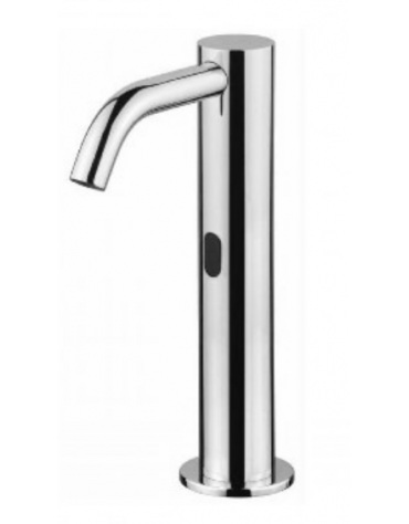 Rubinetto elettrico con beccuccio fisso curvo - alimentazione elettrica - Ø mm 40 - mm 118x172h