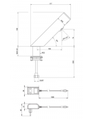 Rubinetto elettrico in acciaio AISI 316 con premix  meccanico incluso - alimentazione elettrica - mm 177x149h
