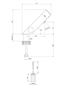Miscelatore elettrico in acciaio AISI 316 - alimentazione a batteria - mm 177x149h