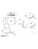 Avvolgitubo per lavaforno con pistola di lavaggio senza  rubinetto di chiusura - mm 273x64x208h