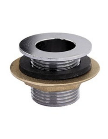 Piletta cromata da 3/4" completa di dado e guarnizione, per tubo troppo pieno DN55236 e DN55237