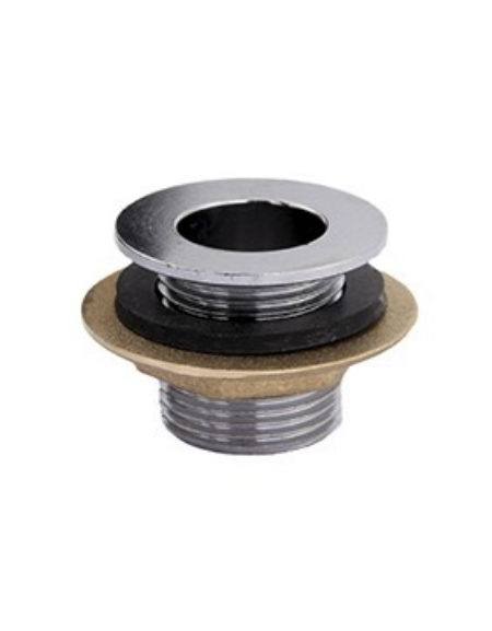 Piletta cromata da 3/4" completa di dado e guarnizione, per tubo troppo pieno DN55236 e DN55237